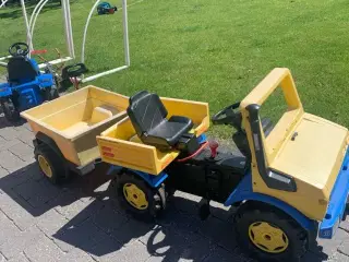 Unimog med vogn til børn