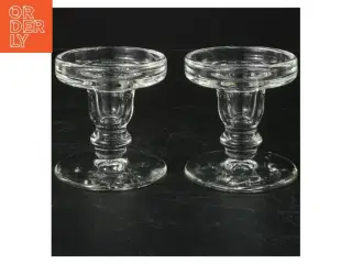 Glaslysestager (str. 8 cm. 2 styk)