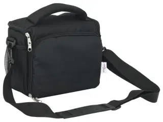 Kamerataske med vandtæt cover oxfordstof sort