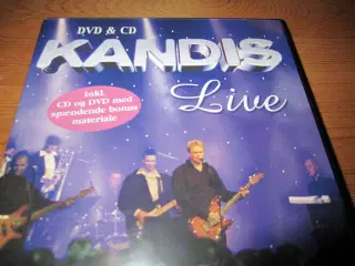 KANDIS Live. Dvd & Cd + Hæfte.