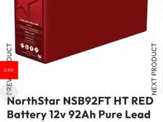 NorthStar NSB92FT Red batteri 
