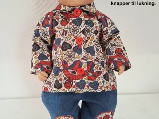 Babyborn jeans sæt og sko.
