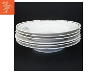 Stel af porcelæn middagstallerkener fra Bavaria (str. Diameter 25 cm)