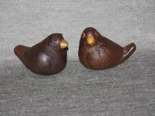 2 figurer af fugl Thyssen Keramik