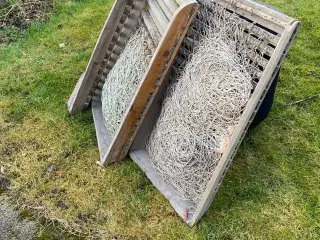 Gamle træfiskerkasser
