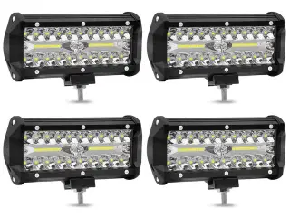 4 stk. 120 watt LED lygter til bil eller maskine.