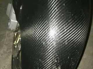 ZX12r Twill carbon fibre forskærm + trekant bag 