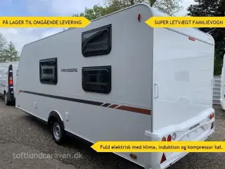 2023 - Weinsberg CaraCito 500 QDK   3 KØJER + DOBBELTSENG, OP TIL 7 SOVEPLADSER. FULD ELEKTRISK CAMPINGVOGN.NU PÅ LAGER TIL OMGÅENDE LEVERING.