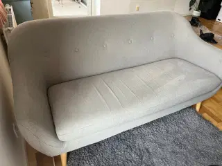 Lysegrå sofa sælges