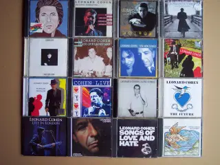 .LEONARD  COHEN  CDer sælges stykvis 