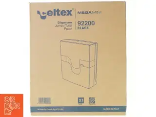 Dispenser jumbo toilet paper mega mini 92200 black fra Celtex (str. 39 x 33 x 13 cm)
