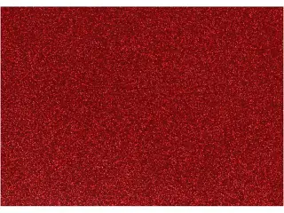 Strygestof, A5, ark 148x210 mm, glitter, rød, 1 ark