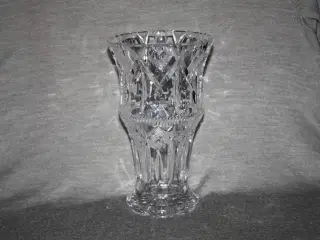 Krystal vase højde 21 cm