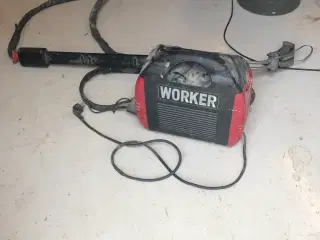 Worker flamingo brænder. 