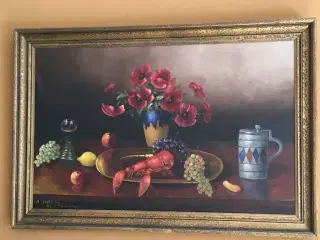 Stort A. Haaning maleri