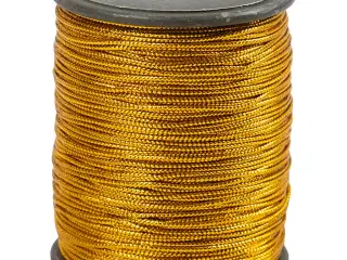 Tråd, tykkelse 0,5 mm, guld, 100m/ 1 rl.