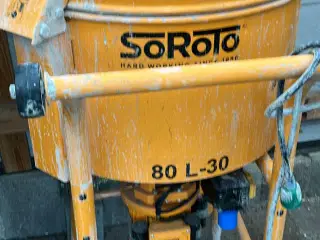SoRoTo 80 L-30 tvangsblander på 80 liter