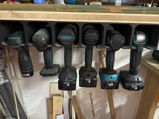 Dewalt/Makita/Milwaukee skruemaskine holder sæt