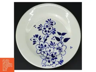 Blomstermønstrede porcelænstallerkener (4 stk) fra All Dutch (str. Ø 17 cm)