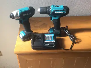 Makita skrue og Slagskruetrækker 12v 