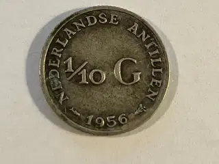 1/10 G Netherlands Antilles 1956