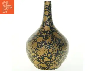 Dekorativ vase med blomstermønster (str. 28x19 cm)