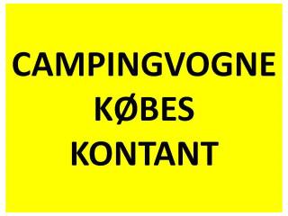ADRIA campingvogne KØBES
