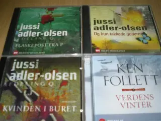 JUSSI Adler-Olsen. Lydbøger.