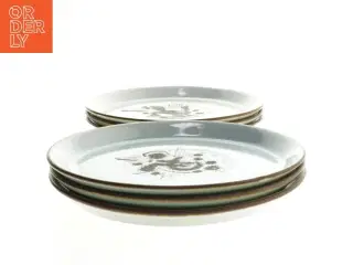 Thule håndmalede middags  tallerkener (str. 6 styk Ø 23,5 cm)
