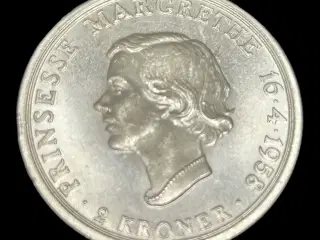 2 kr erindringsmønt 1958