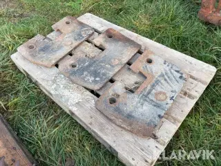 Vægtklodser Zetor 3 styk.