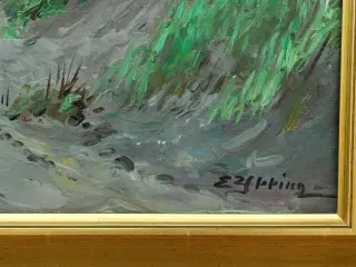 Maleri af Erik Ytting (1921-2009)