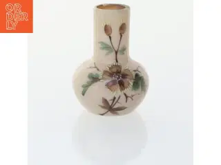 Håndmalet Mundblæst Glas Vase (str. 7 x 5 cm)