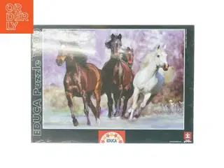 Puslespil med hestemotiv fra Magic Labs (str. 37 x 27 cm)
