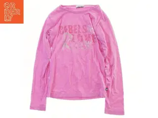 Langærmet pink bluse med tryk fra Royal Rebels (str. 134)