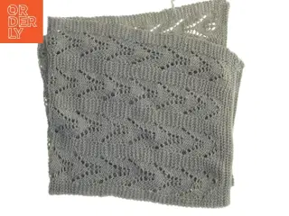 Strikket uldtæppe (str. 68x78 cm)