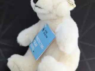 Isbjørn bamse WWF 23 cm