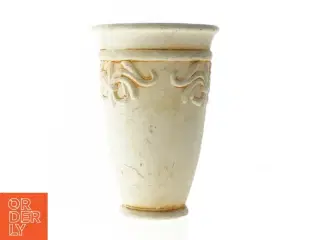 Dekorativ vase/krukke med ornament (str. 20 cm)