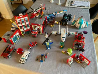 Lego brandstation, politilastbil mv
