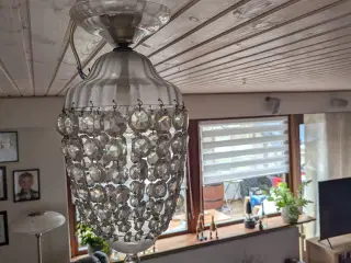Rigtig flot gammel Prisme Loftslampe. Pære E14