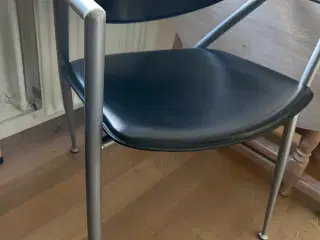 Spisebordsstole i læder