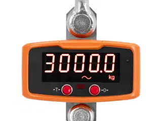 Kranvægt – 3000 kg / 1 kg – LED – fjernbetjening