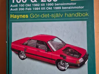 Haynes Manual. Audi 100 og 200.