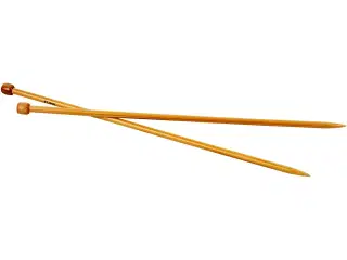 Bambus Strikkepinde 35 cm, 7 mm - Komfortabel Strikning