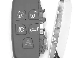 Reparationssæt til Jaguar & Rover keyless / nøglefri nøgle med 1 Chrome side