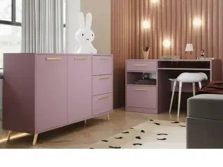 Skrivebord + kommode 