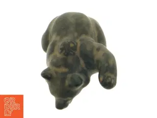Porcelænsfigur af bjørneunge fra Royal Copenhagen (str. 6 x 7 x 9 cm)