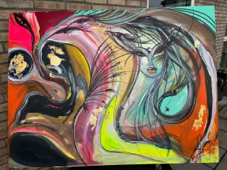 Akrylmaleri af Marie Christine Middelboe