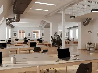 Nyistandsat kontor i moderne flerbrugerejendom centralt på Østerbro – tæt på alt.