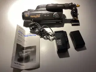 Velholdt Sony Handycam video 8 videokamera